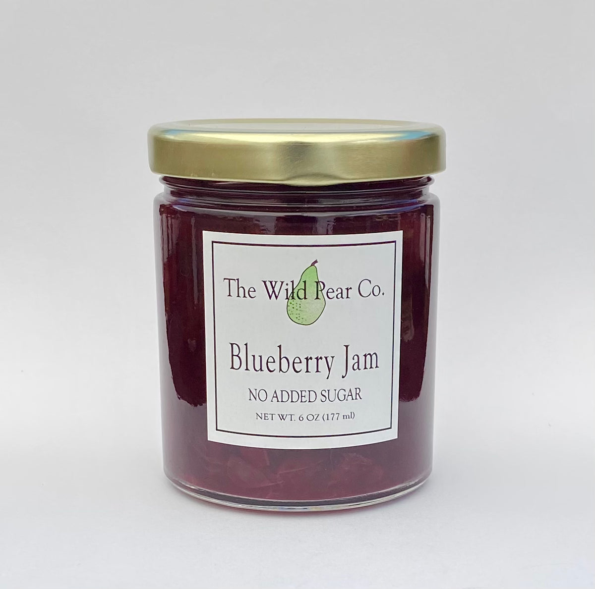 Blueberry Jam with No Added Sugar – The Wild Pear Co.