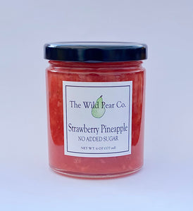 Strawberry Pineapple Jam with No Added Sugar